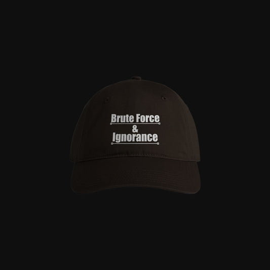 BRUTE FORCE & IGNORANCE BLACK CAP