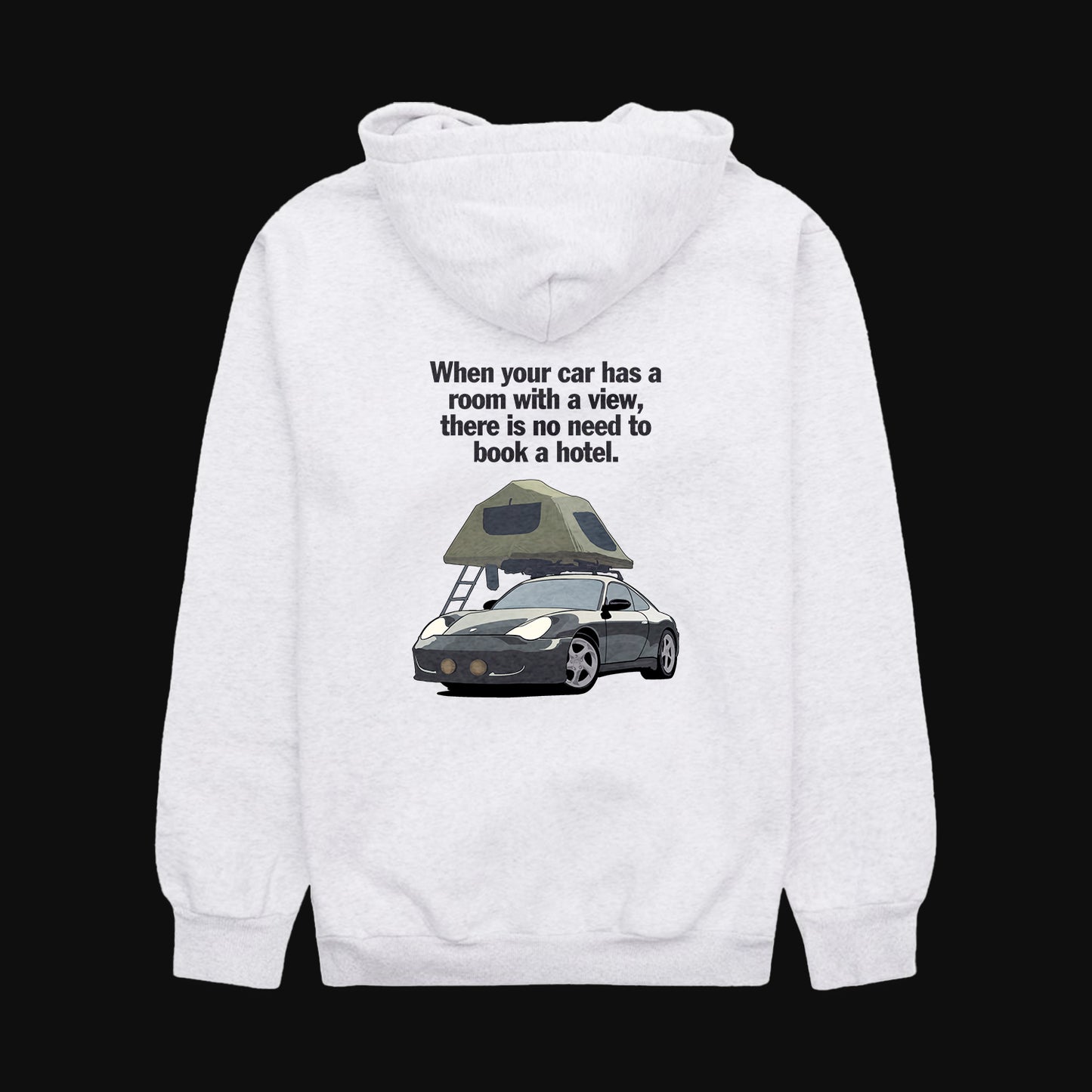 CAPTAIN CRANKSHAFT x 996 ROADTRIP WHITE HOODIE