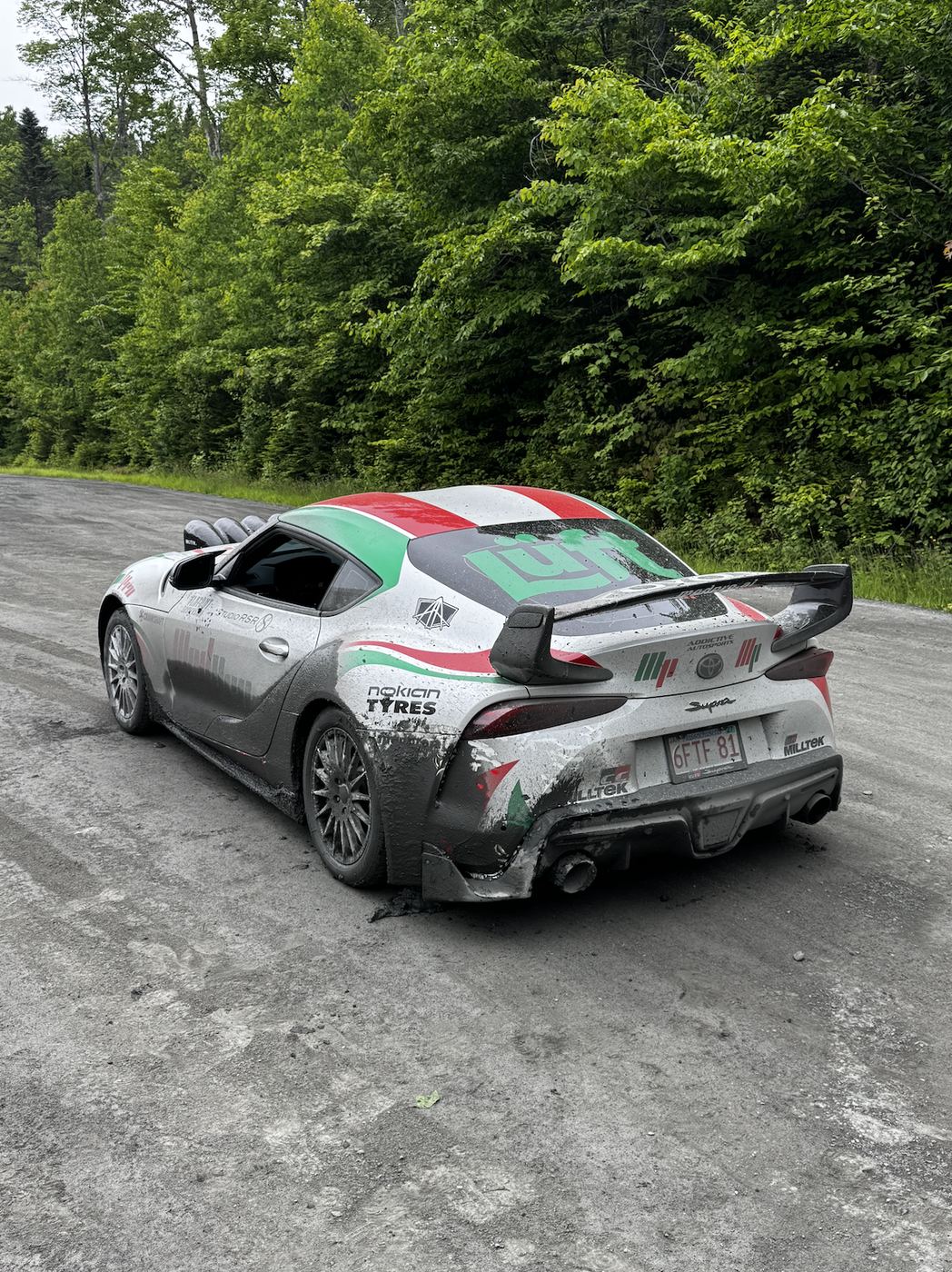 2020 GR Toyota Supra rally car